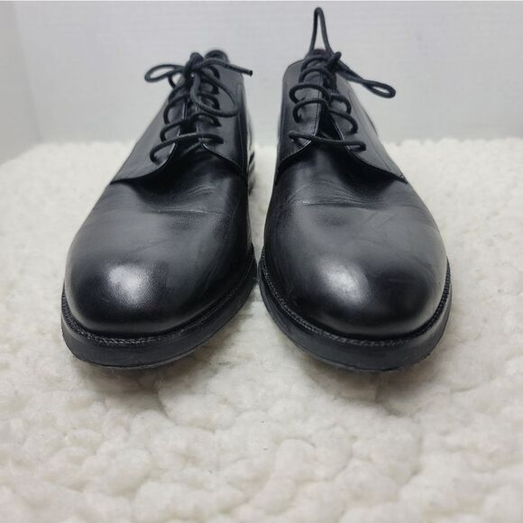 Cole Haan Modern Essential Mens Oxford  Size 8 Black Leather Plain Toe C30582 - Picture 2 of 10